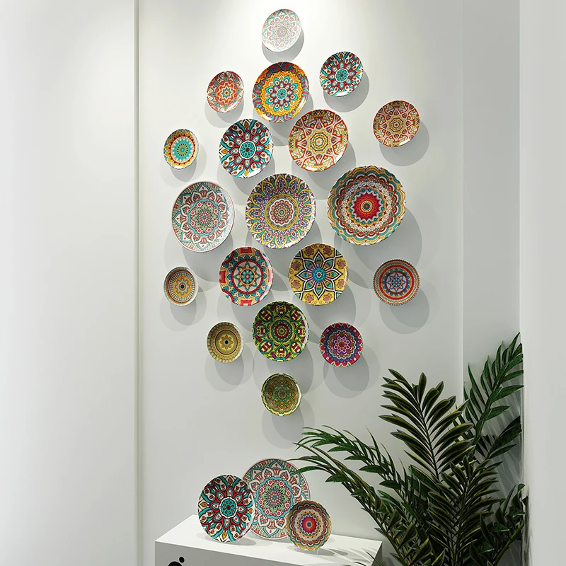 Auspicious and festive fashion ceramic decoration hanging plate wall mural decoration restaurant living room hanging painting
Auspicious and festive fashion ceramic decoration hanging plate wall mural decoration restaurant living room hanging painting