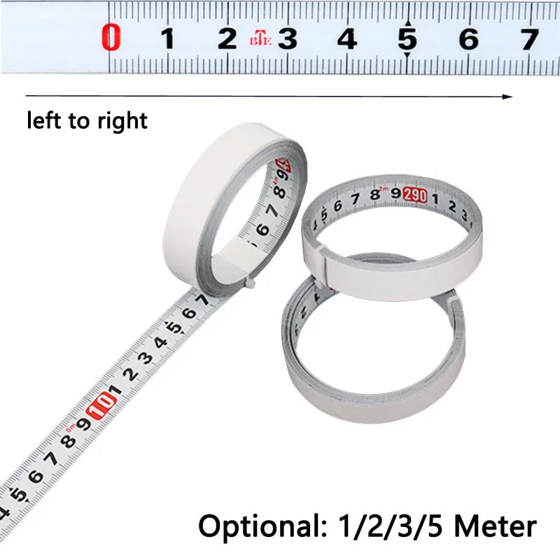 3-5m Sticky Metric Steel Ruler Miter Scale Rust-Proof T-track Router Tape Measuring Tape Woodworking Hand Tool Construction
3-5m Sticky Metric Steel Ruler Miter Scale Rust-Proof T-track Router Tape Measuring Tape Woodworking Hand Tool Construction
