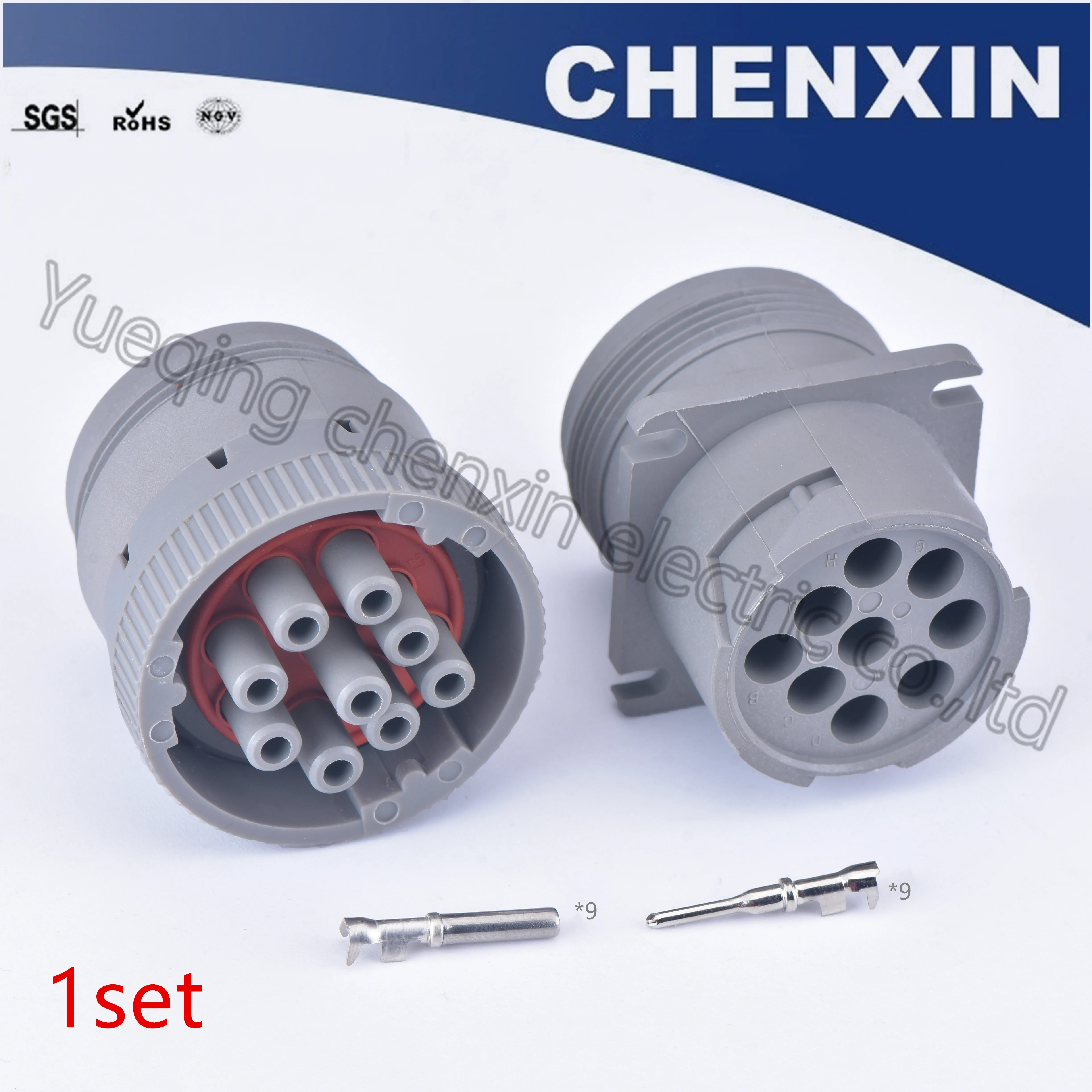 Gray 9 pin ROHS waterproof auto connector Diagnosctic Tool circular Connector HD10 Series auto HD16-9-16S HD14-9-16P
Gray 9 pin ROHS waterproof auto connector Diagnosctic Tool circular Connector HD10 Series auto HD16-9-16S HD14-9-16P
