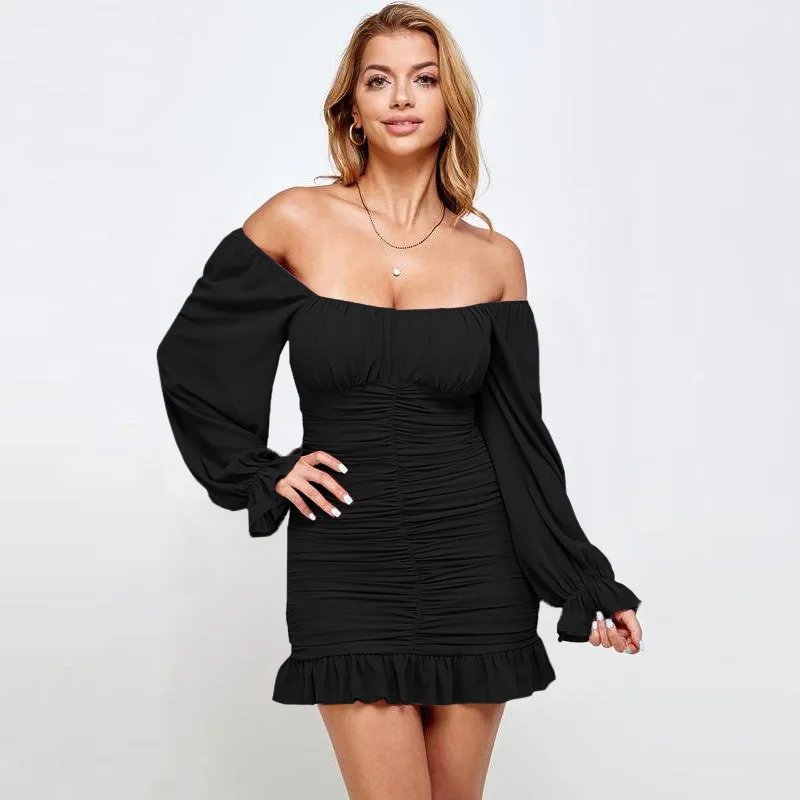 Nighpha Long Sleeve Dresses Autumn Bodycon Slash Neck Dress Women Lined Mini Sexy Dress Party Evening Club Night Dresses Black
Nighpha Long Sleeve Dresses Autumn Bodycon Slash Neck Dress Women Lined Mini Sexy Dress Party Evening Club Night Dresses Black