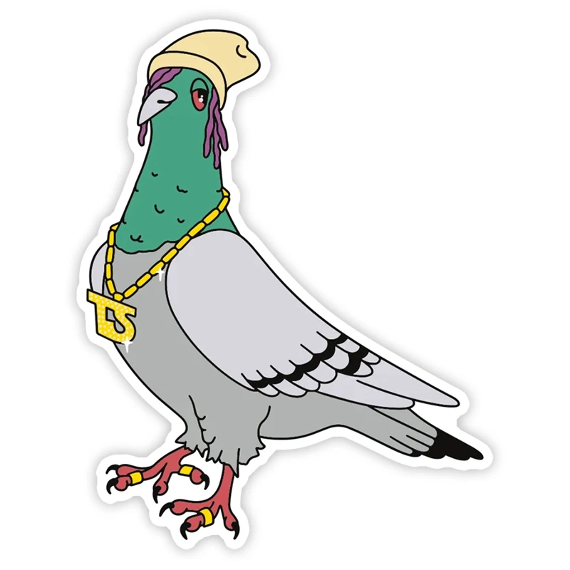 S50892# 13CM/17CM Personality PVC Decal For TRAP PIGEON Waterproof Car Sticker on Motorcycle Laptop Decorative Accessories
S50892# 13CM/17CM Personality PVC Decal For TRAP PIGEON Waterproof Car Sticker on Motorcycle Laptop Decorative Accessories