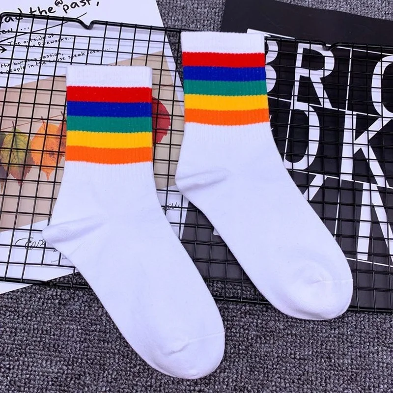 Patchwork Sock Men Colorful Striped Crew Adult Man Sock Standard Sox High Quality Hip Hop Cotton Spring Autumn Trendy Calcetines
Patchwork Sock Men Colorful Striped Crew Adult Man Sock Standard Sox High Quality Hip Hop Cotton Spring Autumn Trendy Calcetines