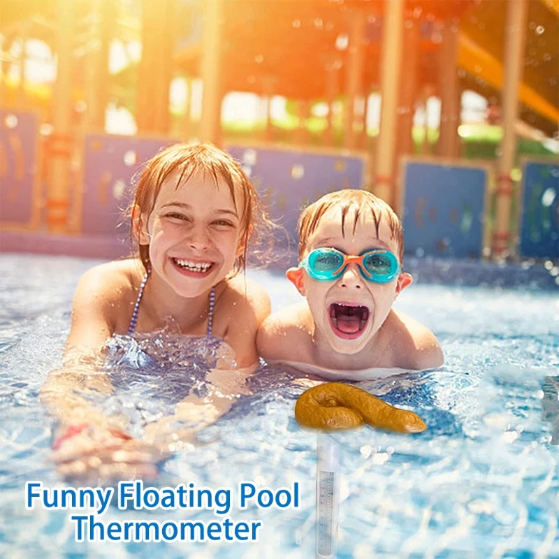 Funny Pool Thermometer Floating Poop Prank Pool and Hot Tub Thermometer for Outdoor Indoor Swimming Pools 
Funny Pool Thermometer Floating Poop Prank Pool and Hot Tub Thermometer for Outdoor Indoor Swimming Pools