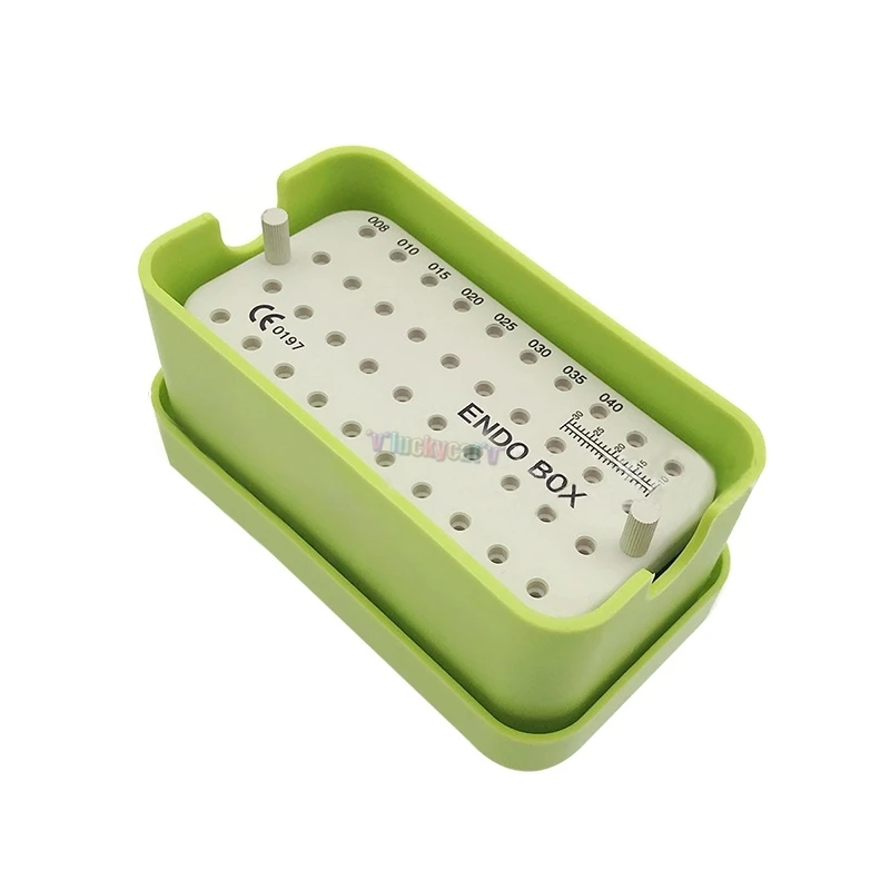 40 Holes Dental Plastic Endo Box With Ruler for Files dental endo container Autoclavable Sterilization Tools
40 Holes Dental Plastic Endo Box With Ruler for Files dental endo container Autoclavable Sterilization Tools