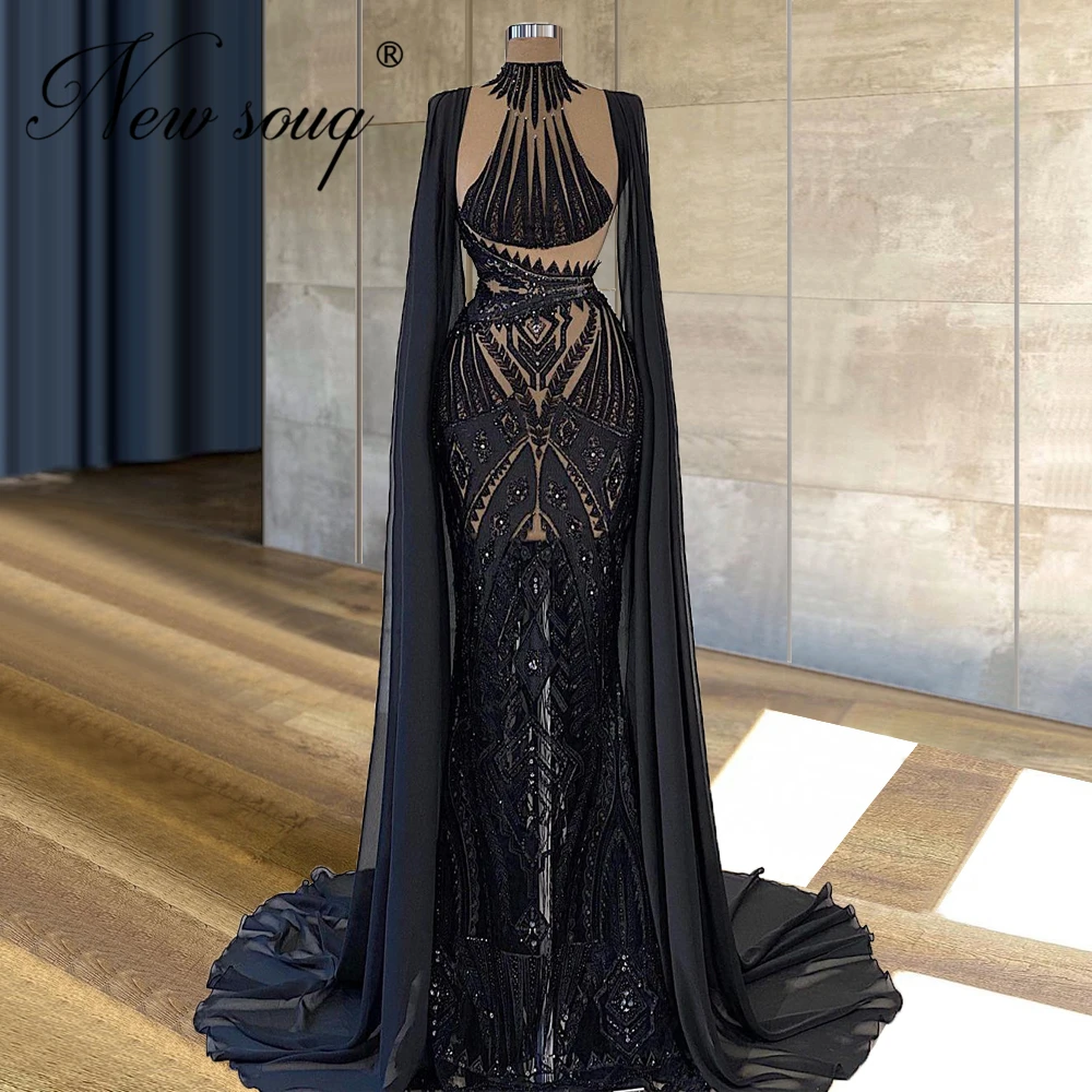 

Newest Turkish Arabic Beaded Celebrity Gowns Crystals Party Dress 2021 Dubai Vestido De Festa Illusion Evening Wear Abendkleider