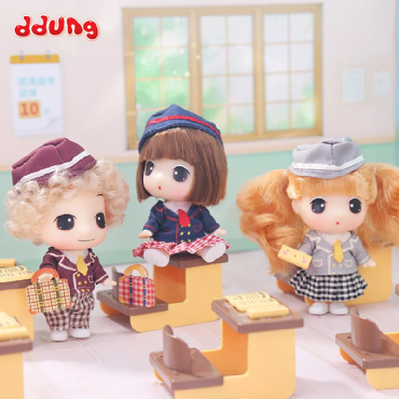 Ddung Genuine Changing Doll Student Series Kindergarten Dolls Super Cute Mini Gifts for children Girls'gifts Birthday Present
Ddung Genuine Changing Doll Student Series Kindergarten Dolls Super Cute Mini Gifts for children Girls'gifts Birthday Present