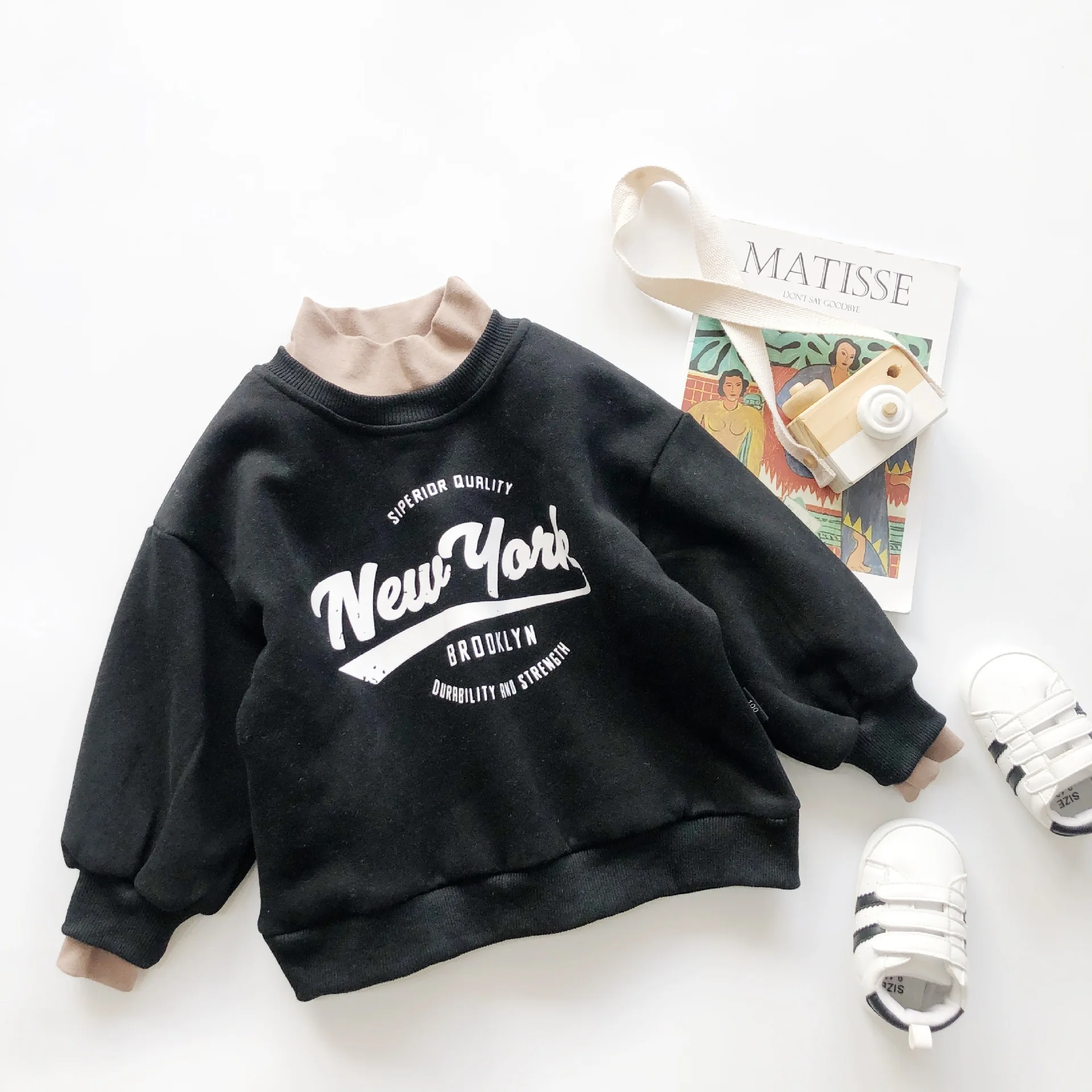 Children's Letter Printed Sweater Autumn and Winter Loose Sports Hoodies & Sweatshirts Boys Causal Clothes Baby Sweater
Children's Letter Printed Sweater Autumn and Winter Loose Sports Hoodies & Sweatshirts Boys Causal Clothes Baby Sweater
