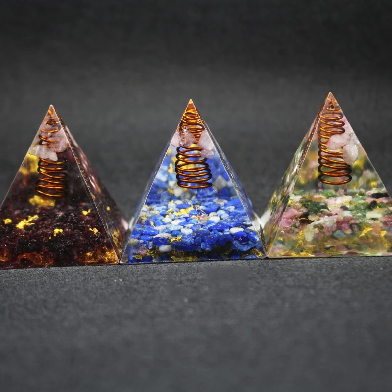 H051 Pyramid Seven Chakras Figurine Natural Stone Orgonite Energy Crystals EMF Protection Meditation Tool Reiki Gift Home Office
H051 Pyramid Seven Chakras Figurine Natural Stone Orgonite Energy Crystals EMF Protection Meditation Tool Reiki Gift Home Office
