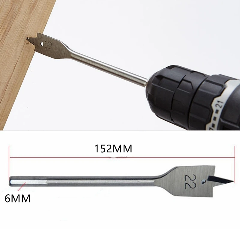 17 Piece Flat Spade Wood Drill Bit Set in Wallet Blue Groove 6mm - 38mm Woodworking Drill Tools KYY1047
17 Piece Flat Spade Wood Drill Bit Set in Wallet Blue Groove 6mm - 38mm Woodworking Drill Tools KYY1047