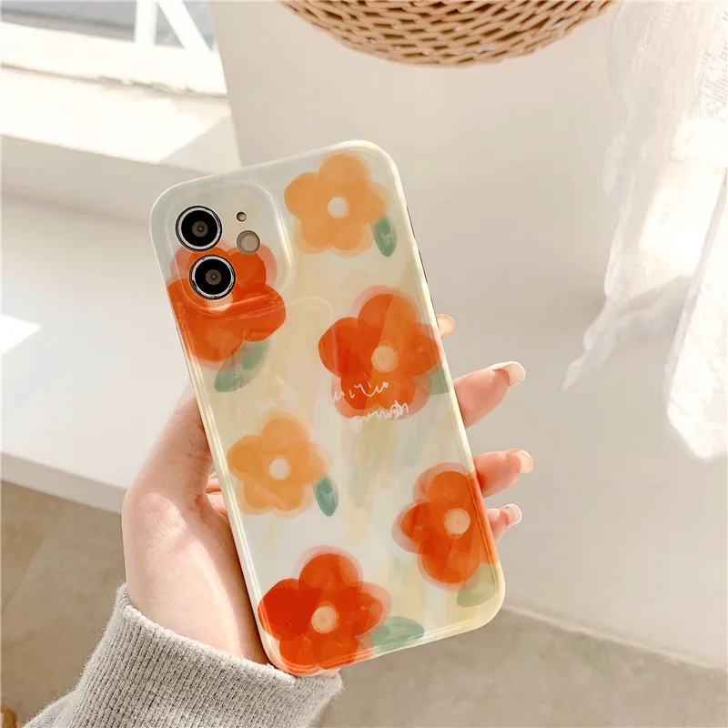 Retro Sweet girls watercolor Flower art Japanese Phone Case For iPhone 11 12 Pro Max Xr Xs Max 7 8 Plus X 7Plus case Cute Cover
Retro Sweet girls watercolor Flower art Japanese Phone Case For iPhone 11 12 Pro Max Xr Xs Max 7 8 Plus X 7Plus case Cute Cover
