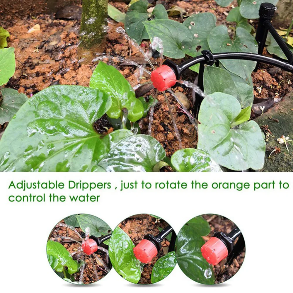 25M Automatic Micro Drip Irrigation System Garden Hose Kits Plants Flowers Sprinkler Self Watering Kits With 20 Adjustable
25M Automatic Micro Drip Irrigation System Garden Hose Kits Plants Flowers Sprinkler Self Watering Kits With 20 Adjustable