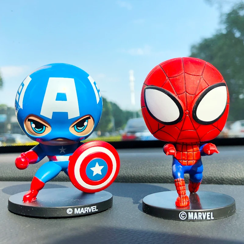New Marvel The Avengers Ornament Q Version Spiderman Captain America Doll Animation Cute Superheroes Model Toy Ornament
New Marvel The Avengers Ornament Q Version Spiderman Captain America Doll Animation Cute Superheroes Model Toy Ornament