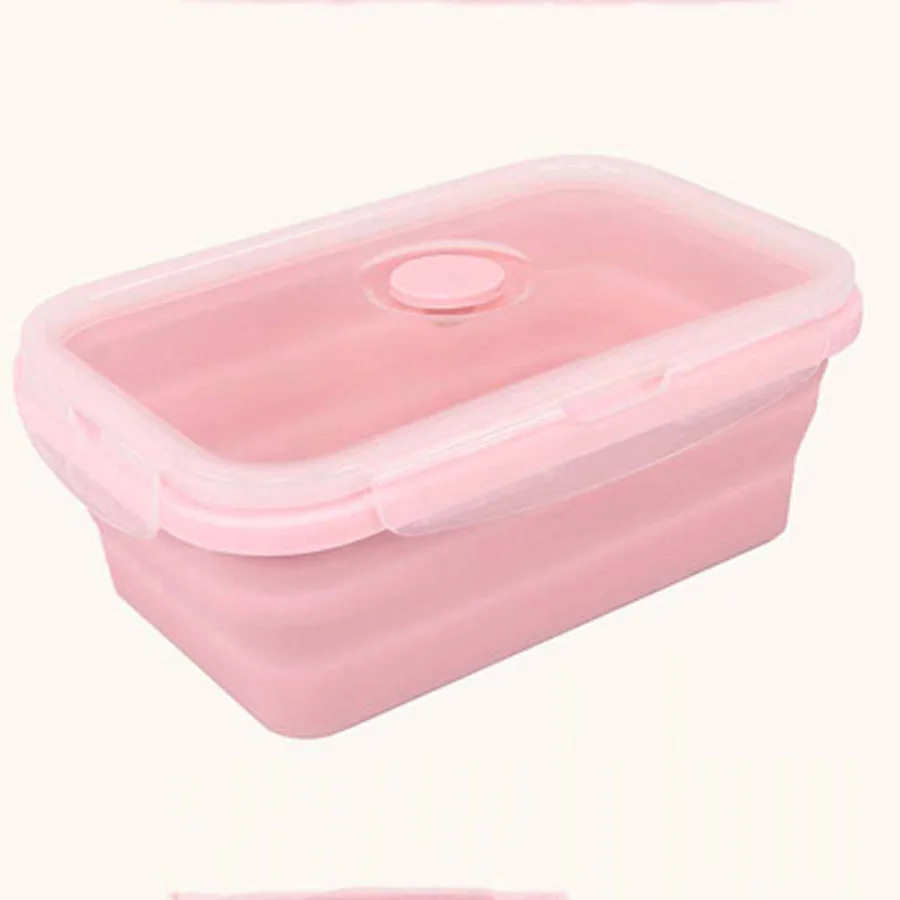 Hwint Silicone Lunch Box, Portable Foldable Food Storage Container for Kitchen Microwave Oven Freezer, 350ML
Hwint Silicone Lunch Box, Portable Foldable Food Storage Container for Kitchen Microwave Oven Freezer, 350ML