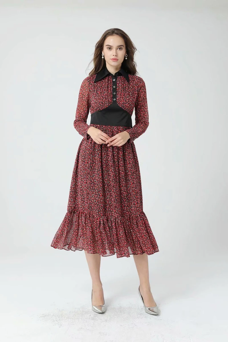 floral dress dresses summer woman 2021 Fashion slim slim long-sleeved dress elegant mid-length dress korean fashion
floral dress dresses summer woman 2021 Fashion slim slim long-sleeved dress elegant mid-length dress korean fashion