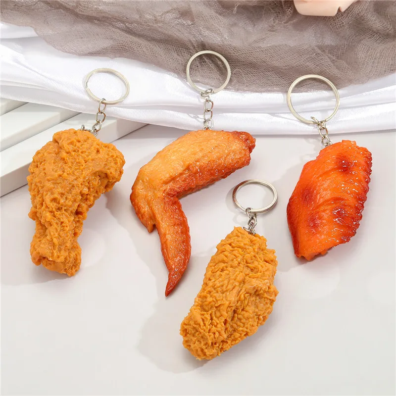 1Pcs Fried Chicken Leg Food Pendant Key Ring For Friend Gift Fashion Creative Simulation Chicken Wings Bag Car Box Keychain K117
1Pcs Fried Chicken Leg Food Pendant Key Ring For Friend Gift Fashion Creative Simulation Chicken Wings Bag Car Box Keychain K117