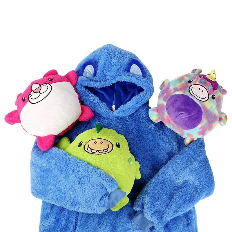 Huggle Lovable Pets Hoodie Dinosaur Hooded Sweatshirt Warm Winter Hoodie Coats Bathrobe Fleece Pullover Animal Cartoon Pillow
Huggle Lovable Pets Hoodie Dinosaur Hooded Sweatshirt Warm Winter Hoodie Coats Bathrobe Fleece Pullover Animal Cartoon Pillow