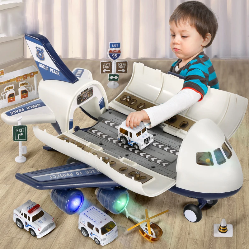 Large Size City Plane Toys Storage Aircraft Simulation Track Inertia Toy Lights Music Passenger Plane Airliner Car Toy for Boys
Large Size City Plane Toys Storage Aircraft Simulation Track Inertia Toy Lights Music Passenger Plane Airliner Car Toy for Boys