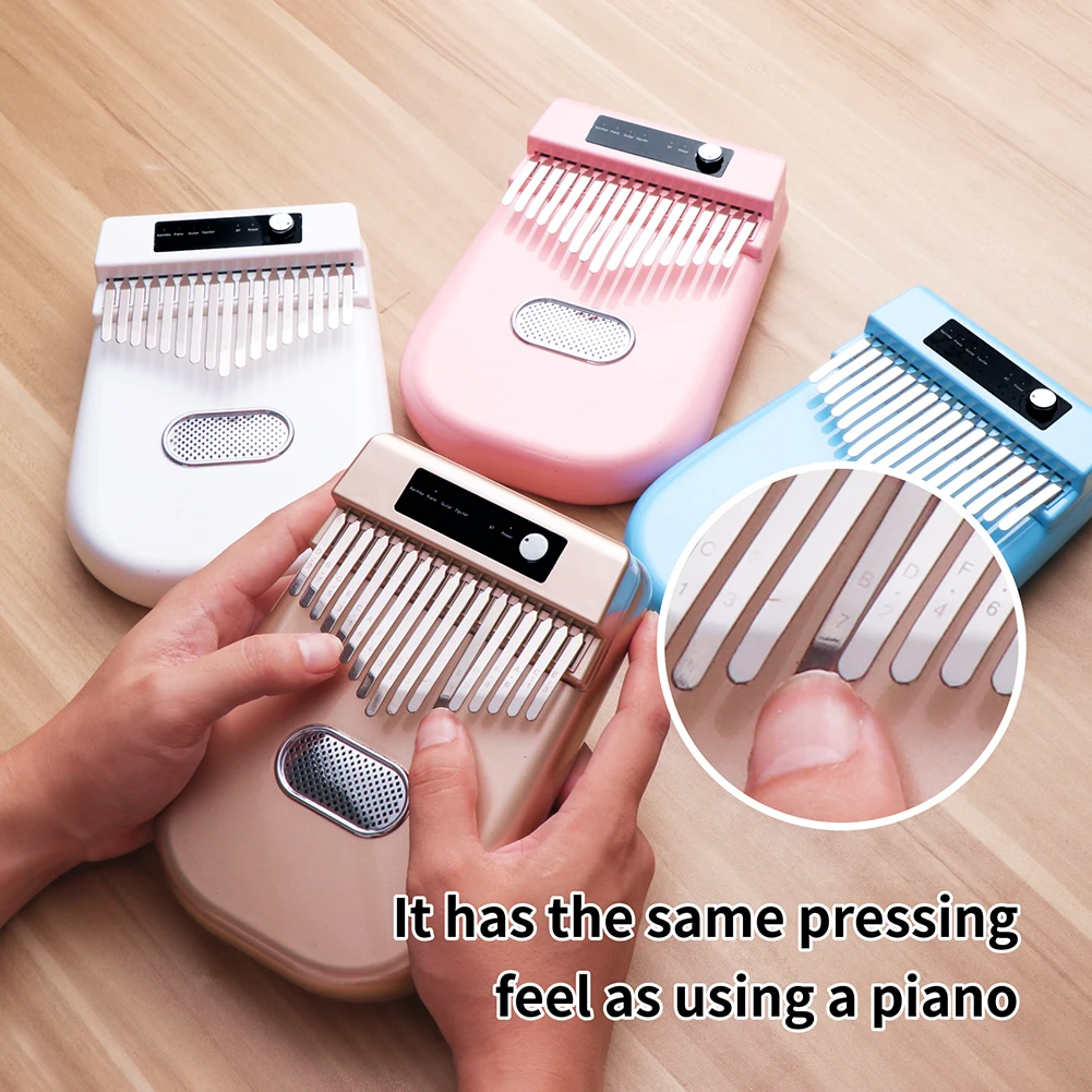 Электронное умное пианино Kalimba с USB-зарядкой, Bluetooth-совместимый динамик для большого пальца, портативный музыкальный инструмент
Электронное умное пианино Kalimba с USB-зарядкой, Bluetooth-совместимый динамик для большого пальца, портативный музыкальный инструмент