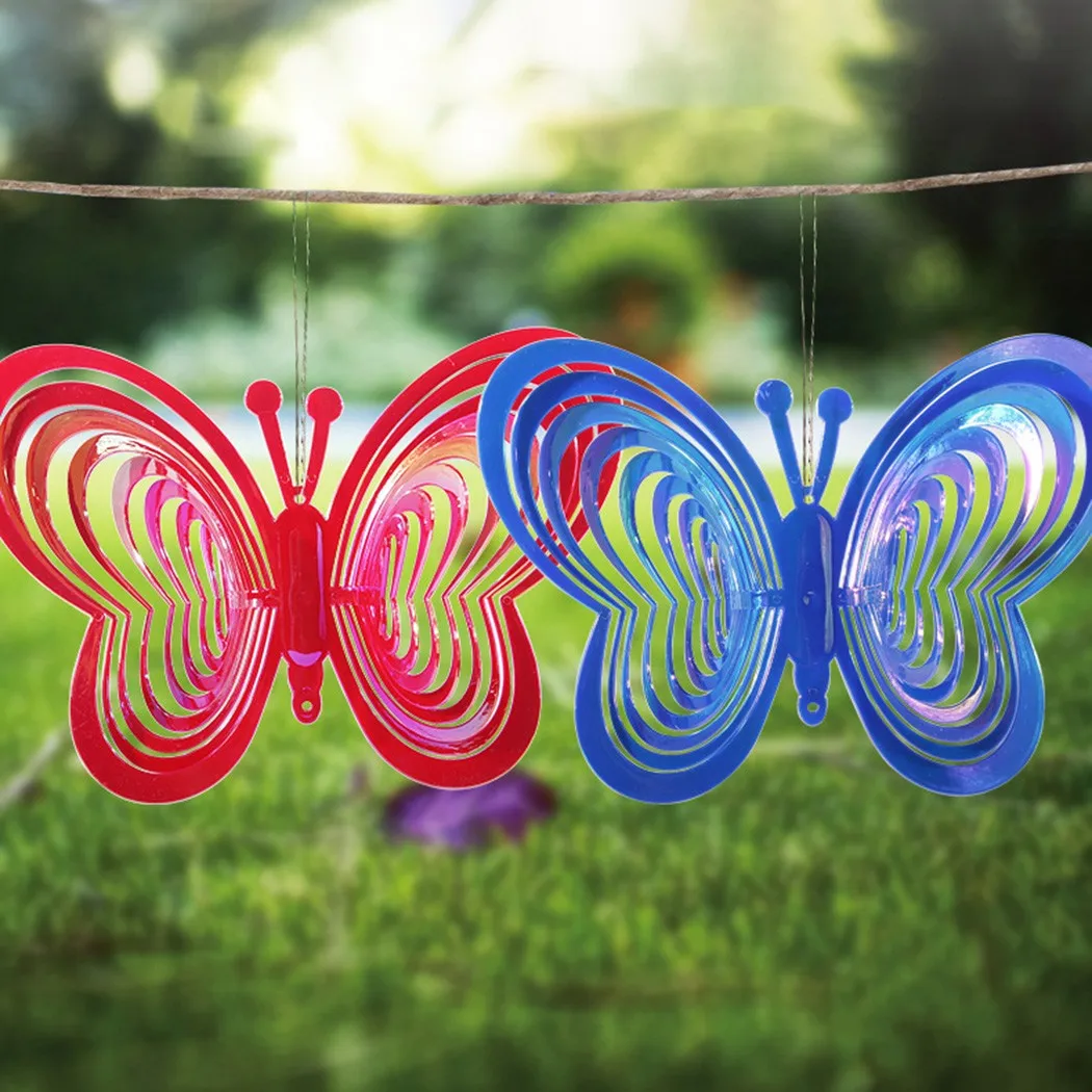 Butterfly And Bird Repelling Wind Balcony Garden Decor Wind Chime Revolving Bird-catching Strong Reflective Anti-bird Scarer
Butterfly And Bird Repelling Wind Balcony Garden Decor Wind Chime Revolving Bird-catching Strong Reflective Anti-bird Scarer