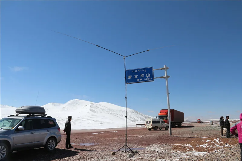 JPC-7 Многополосная мини-buddipole HF Коротковолновая GP наружная портативная антенна QRP