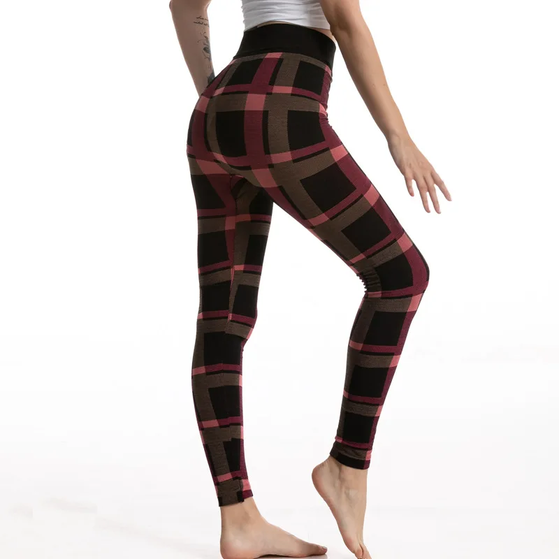 High Stretch Goddess Plaid Jacquard Leggings Women Urban Commuter Breathable Slim Fit Buttocks Slimming Nine Points Pants Tights
High Stretch Goddess Plaid Jacquard Leggings Women Urban Commuter Breathable Slim Fit Buttocks Slimming Nine Points Pants Tights