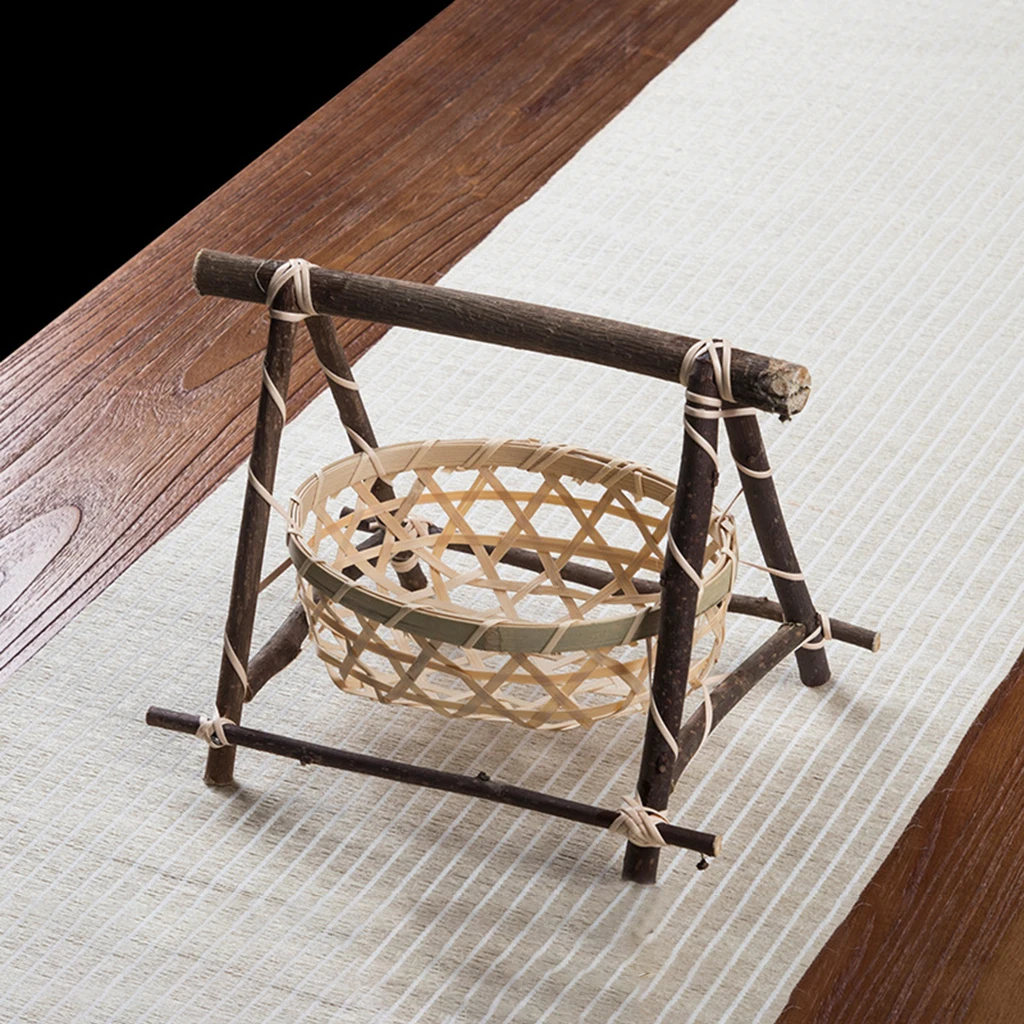 Handmade Bamboo Weaving Storage Basket Nuts Snack Food Picnic Bread Container Kitchen Storage Basket Countertop
Handmade Bamboo Weaving Storage Basket Nuts Snack Food Picnic Bread Container Kitchen Storage Basket Countertop