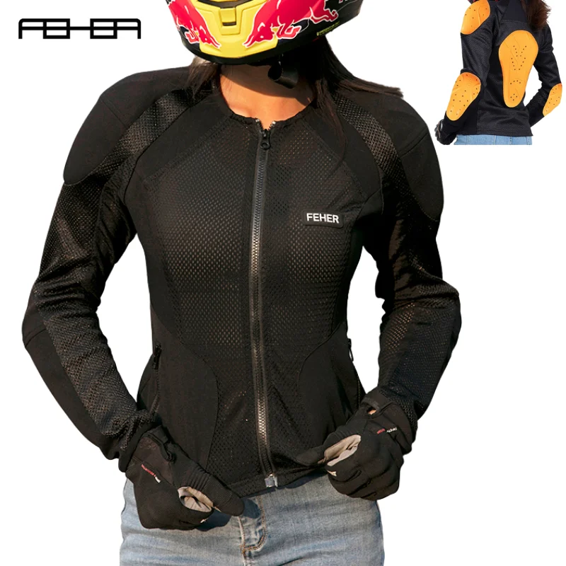 Motorcycle Jackets Women Motocross Jackets Black Breathable Moto Body Armor Waterproof Motorcyclist Biker Off Road Clothing
Motorcycle Jackets Women Motocross Jackets Black Breathable Moto Body Armor Waterproof Motorcyclist Biker Off Road Clothing