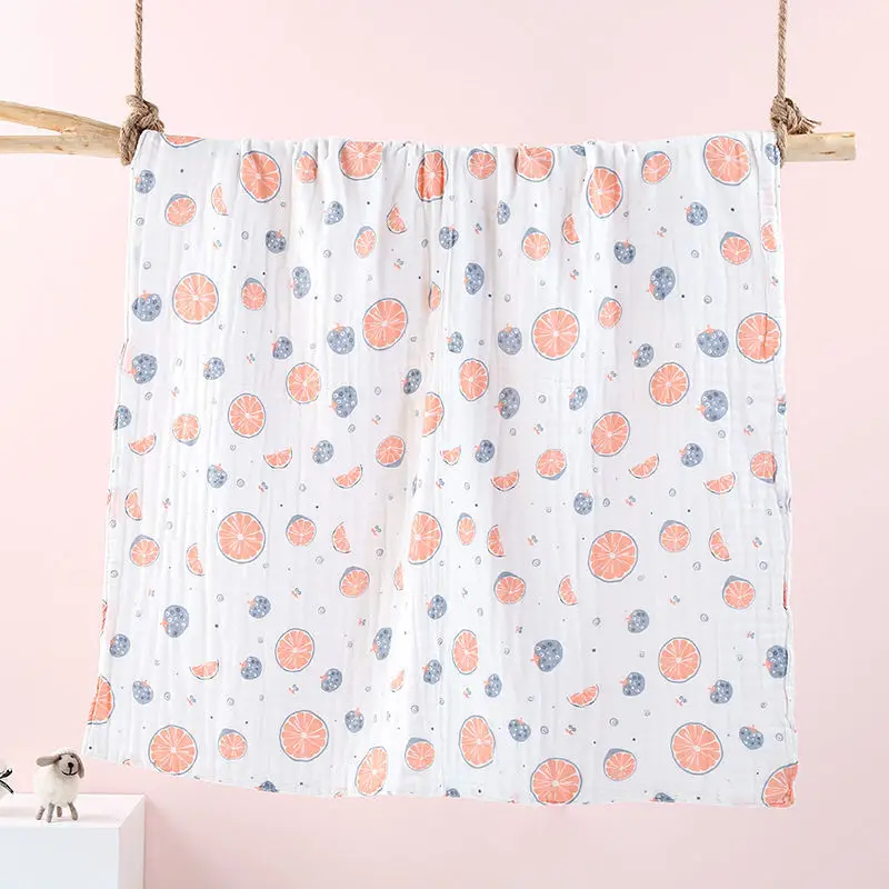 110x110cm Six-layer Gauze Breathable Baby Bath Towel Cotton Printing Child Blanket Spring Summer Bedding Blanket Soft Baby Quilt
110x110cm Six-layer Gauze Breathable Baby Bath Towel Cotton Printing Child Blanket Spring Summer Bedding Blanket Soft Baby Quilt