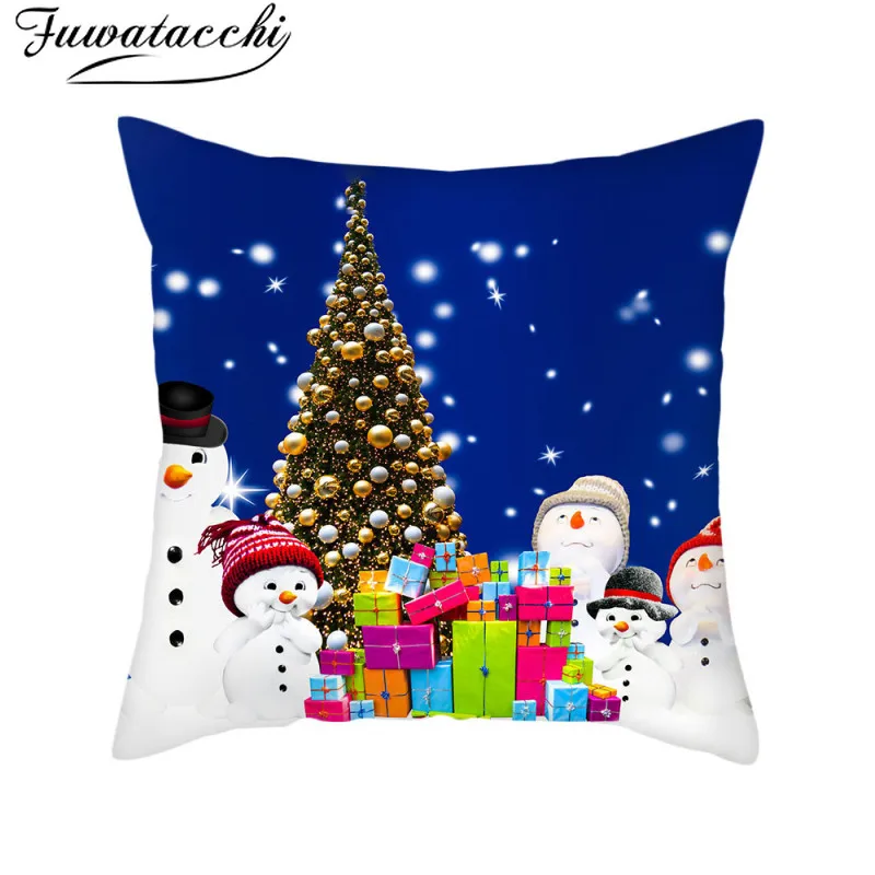 Fuwatacchi Christmas Cushion Cover 45*45 Snow Merry Christmas Printed Polyester Decorative Pillows Sofa Home Dec Pillowcase
Fuwatacchi Christmas Cushion Cover 45*45 Snow Merry Christmas Printed Polyester Decorative Pillows Sofa Home Dec Pillowcase