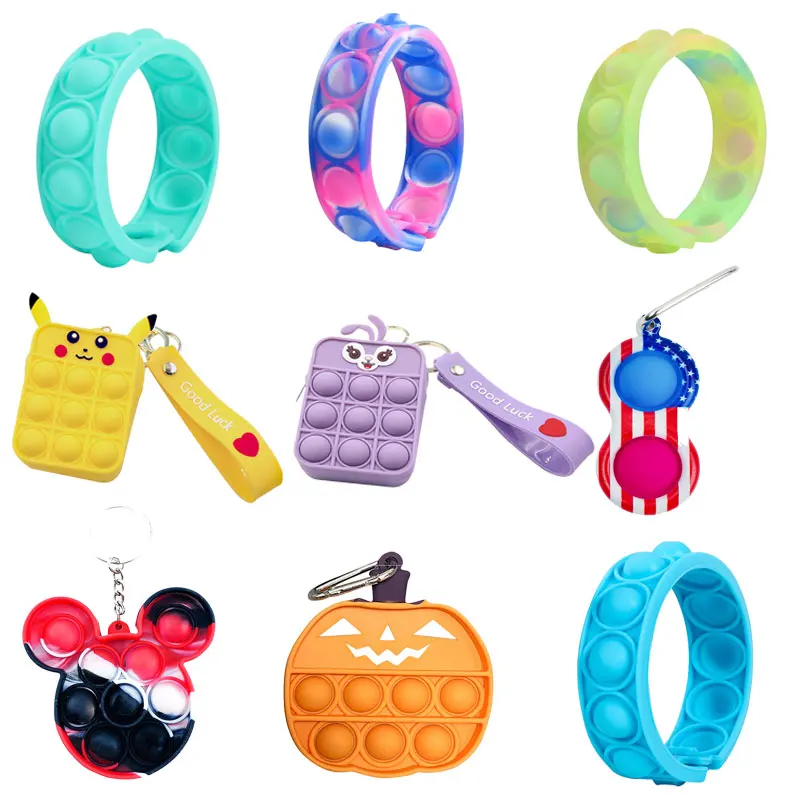Rainbow Bubble Pops Fidget Kids Toy Sensory Autisim Special Need Its Anti-stress Stress Relief Squishy Fidget Toy Random Color
Rainbow Bubble Pops Fidget Kids Toy Sensory Autisim Special Need Its Anti-stress Stress Relief Squishy Fidget Toy Random Color