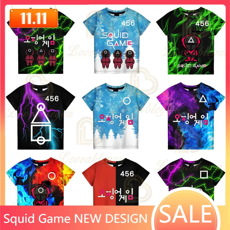 Korean The Game T-shirt Women Men Tees Movie Children Cute Children Game Men Tops T shirt Kids Child Boys Girls
Korean The Game T-shirt Women Men Tees Movie Children Cute Children Game Men Tops T shirt Kids Child Boys Girls