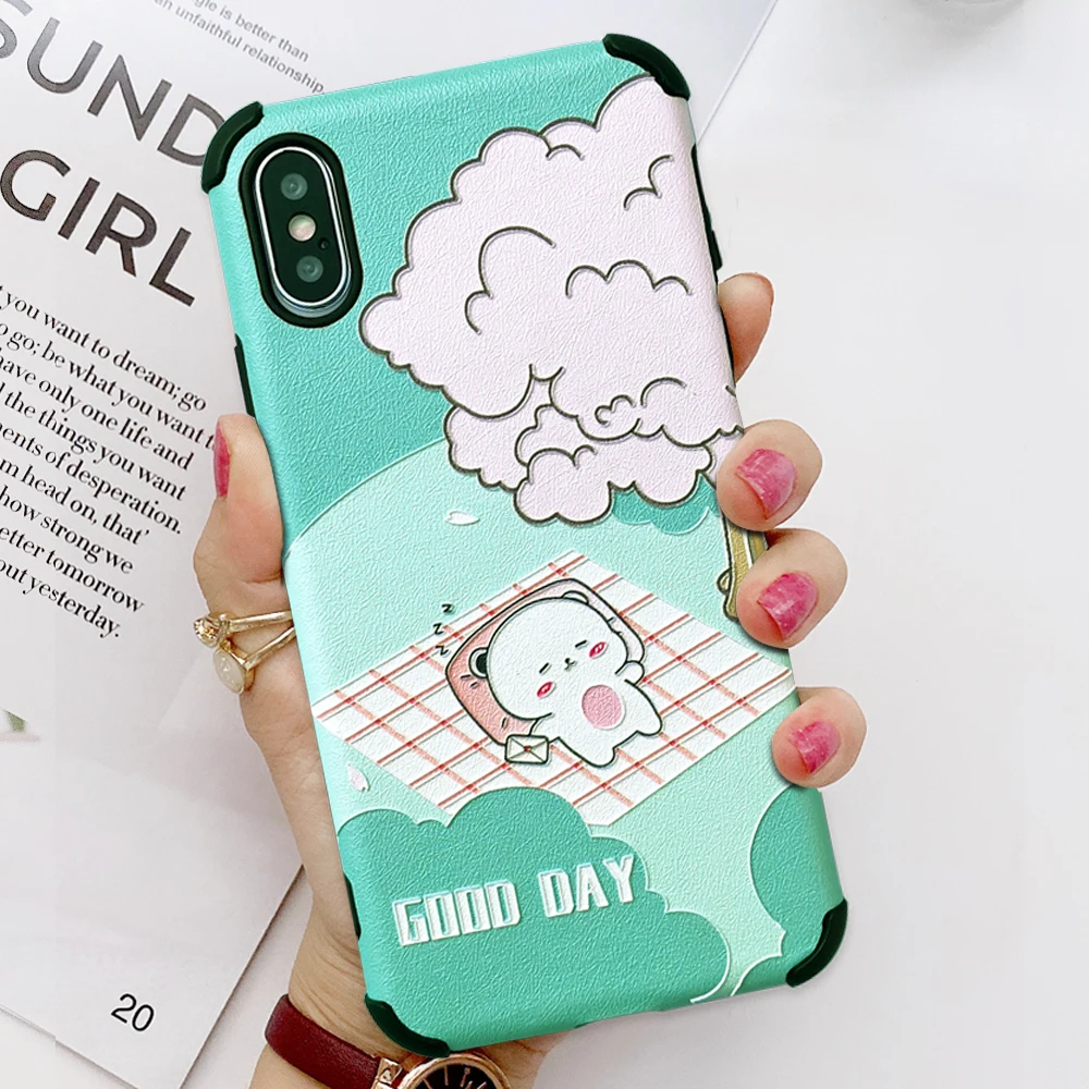 Leather Phone Case For Huawei p40 Pro P30lite P20 P30 Mate Cute Love Cherry Blossom Bear Couple Cartoon Soft Cover Silk Pattern
Leather Phone Case For Huawei p40 Pro P30lite P20 P30 Mate Cute Love Cherry Blossom Bear Couple Cartoon Soft Cover Silk Pattern