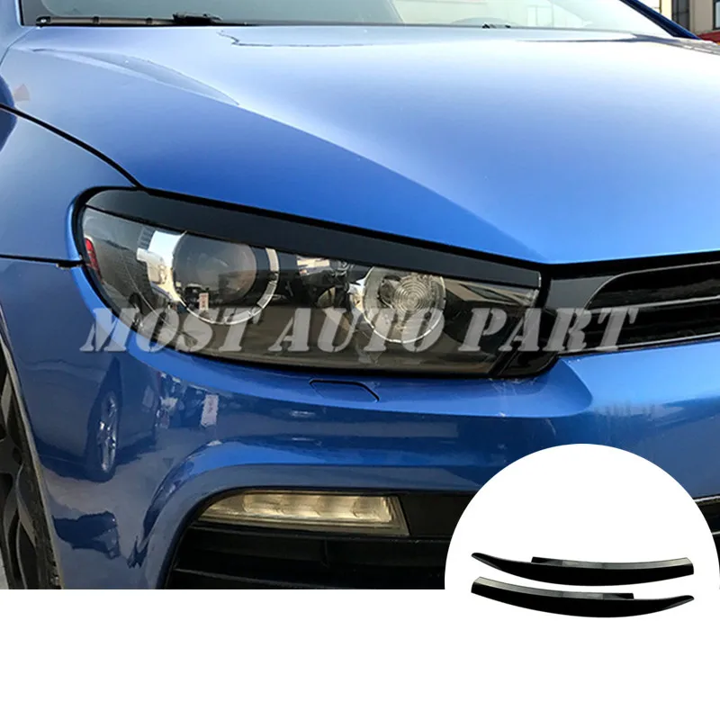 Carbon Fiber Look Black Headlight Eye Lid Eyebrow Cover Trim For Volkswagen VW Scirocco 2008-2017 2pcs Car Decoration
Carbon Fiber Look Black Headlight Eye Lid Eyebrow Cover Trim For Volkswagen VW Scirocco 2008-2017 2pcs Car Decoration