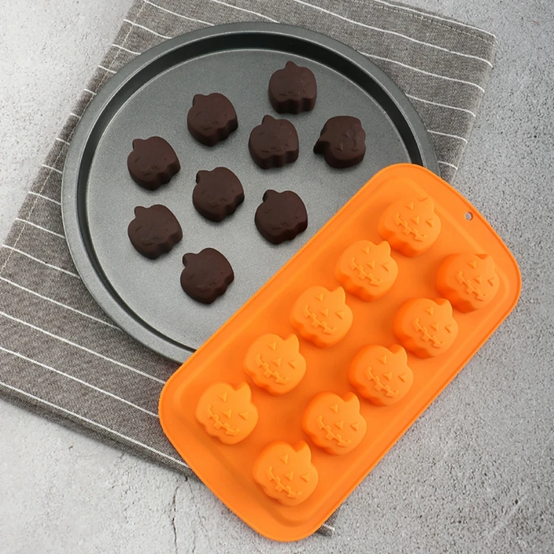 Halloween Baking Cake Mold Pumpkin 10-Cavity Candy Mold Fondant Mold Chocolate Biscuit Mold DIY Desserts Kitchen Bakeware Tools
Halloween Baking Cake Mold Pumpkin 10-Cavity Candy Mold Fondant Mold Chocolate Biscuit Mold DIY Desserts Kitchen Bakeware Tools