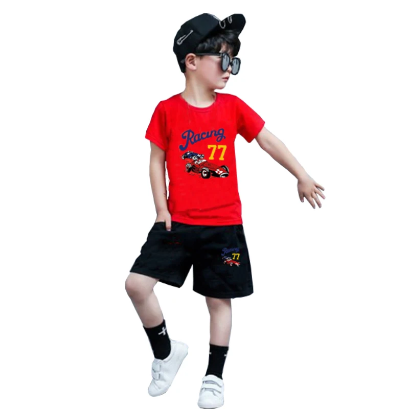 Clothing set sweet cartoon print sweatshirt T-shirt + Five points pants summer 4-10 years boy fashion high quality child clothes
Clothing set sweet cartoon print sweatshirt T-shirt + Five points pants summer 4-10 years boy fashion high quality child clothes