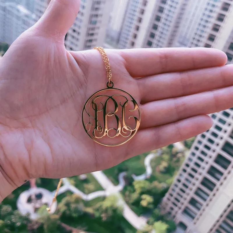 custom Monogram necklace gold Stainless Steel Chain Initials letters pendant necklace モノグラムネックレス iniciales acero inoxidable
custom Monogram necklace gold Stainless Steel Chain Initials letters pendant necklace モノグラムネックレス iniciales acero inoxidable