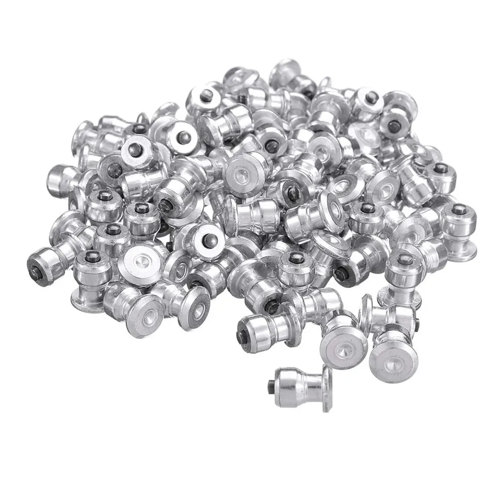 100pcs Car Auto Tires Studs Screw Winter Snow Spikes Wheel Tyres Studs Anti-Slip 8x10mm Silver Metal Tire Stud Screws
100pcs Car Auto Tires Studs Screw Winter Snow Spikes Wheel Tyres Studs Anti-Slip 8x10mm Silver Metal Tire Stud Screws