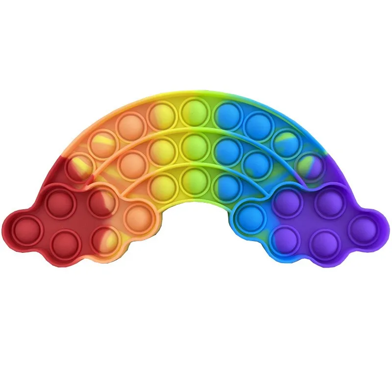 Pop Fidget Stress Toy Rainbow Push It Bubble Antistress Toy Adult Children Sensory Toy To Relieve Autism Playing Board Gift
Pop Fidget Stress Toy Rainbow Push It Bubble Antistress Toy Adult Children Sensory Toy To Relieve Autism Playing Board Gift