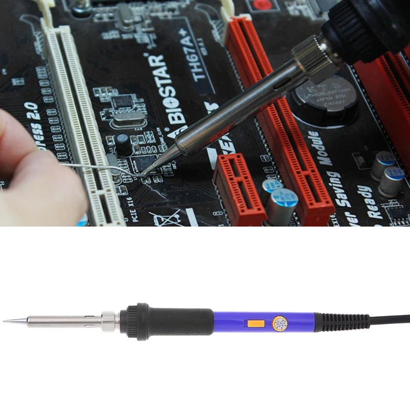 110V/220V 60W Electric Adjustable Temperature Welding Soldering Iron Gun+5 Tips Set
110V/220V 60W Electric Adjustable Temperature Welding Soldering Iron Gun+5 Tips Set