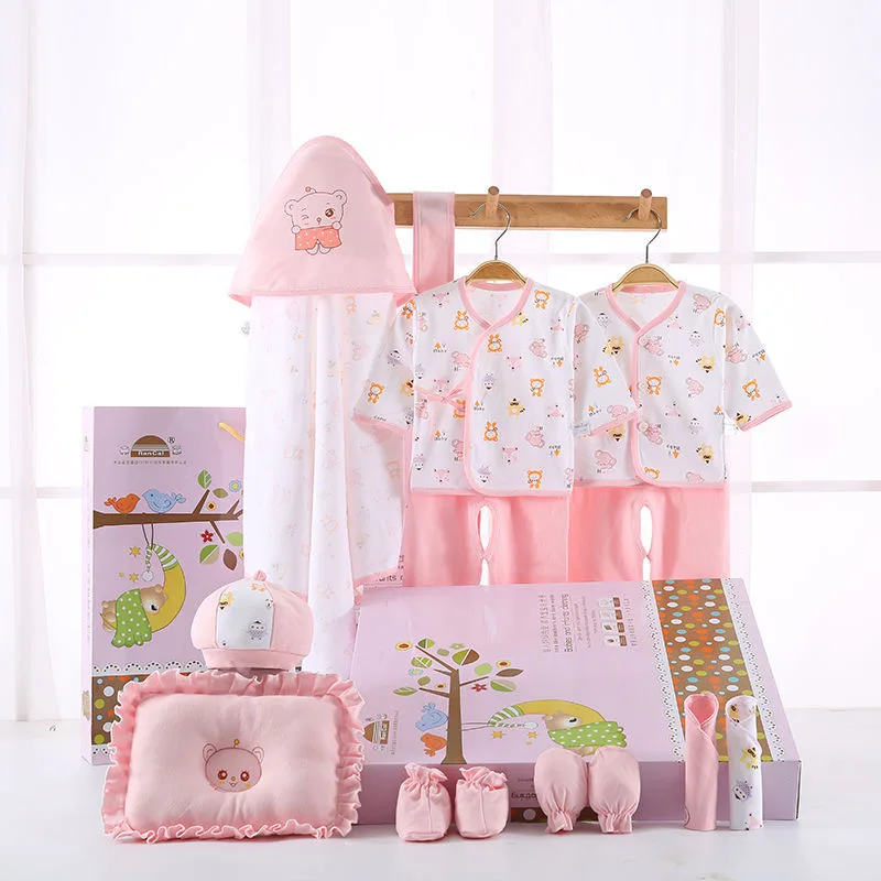 Newborn Four Seasons Kids Clothes New Pure Cotton Breathable Baby Girl/boy Full Moon Cartoon Printing Suit Without Box XB142
Newborn Four Seasons Kids Clothes New Pure Cotton Breathable Baby Girl/boy Full Moon Cartoon Printing Suit Without Box XB142
