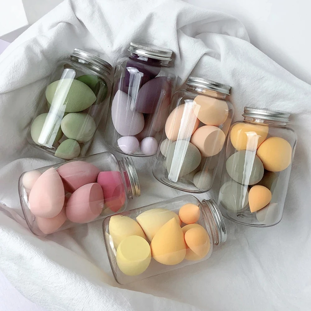 7Pc Dry & Wet Use Makeup Blender Puff Sponge Set Foundation Powder Blush Makeup Brushes Wood Pulp Sponge Multi-Shape Makeup Tool
7Pc Dry & Wet Use Makeup Blender Puff Sponge Set Foundation Powder Blush Makeup Brushes Wood Pulp Sponge Multi-Shape Makeup Tool