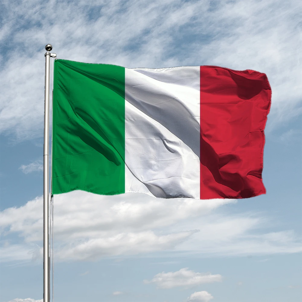 

Ita It Italia Italy Flag 90x150cm Hanging Green White Red Italian National Flags Polyester UV Fade Resistant Italiana Banner