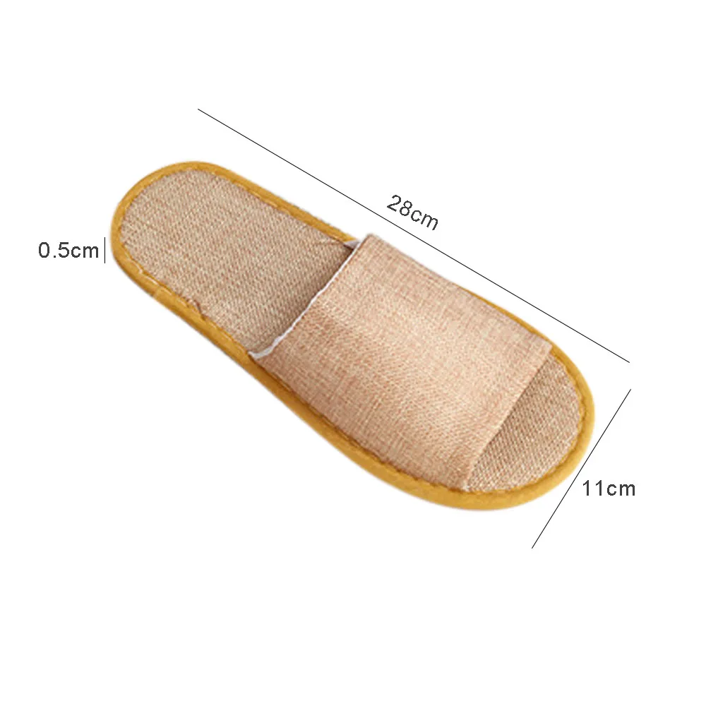 5 Pairs of Disposable Slippers, Simple Men's and Women's Multi-color Linen Slippers, Suitable for Travel, Hotel, Spa Use.
5 Pairs of Disposable Slippers, Simple Men's and Women's Multi-color Linen Slippers, Suitable for Travel, Hotel, Spa Use.