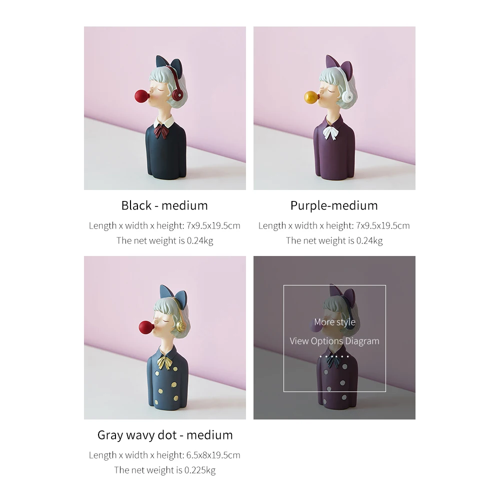 Creative Girl Blowing Bubble Sculpture Resin Statue Modern Home Decoration Accessories Living Room Decor TV Cabinet Decor Gift
Creative Girl Blowing Bubble Sculpture Resin Statue Modern Home Decoration Accessories Living Room Decor TV Cabinet Decor Gift