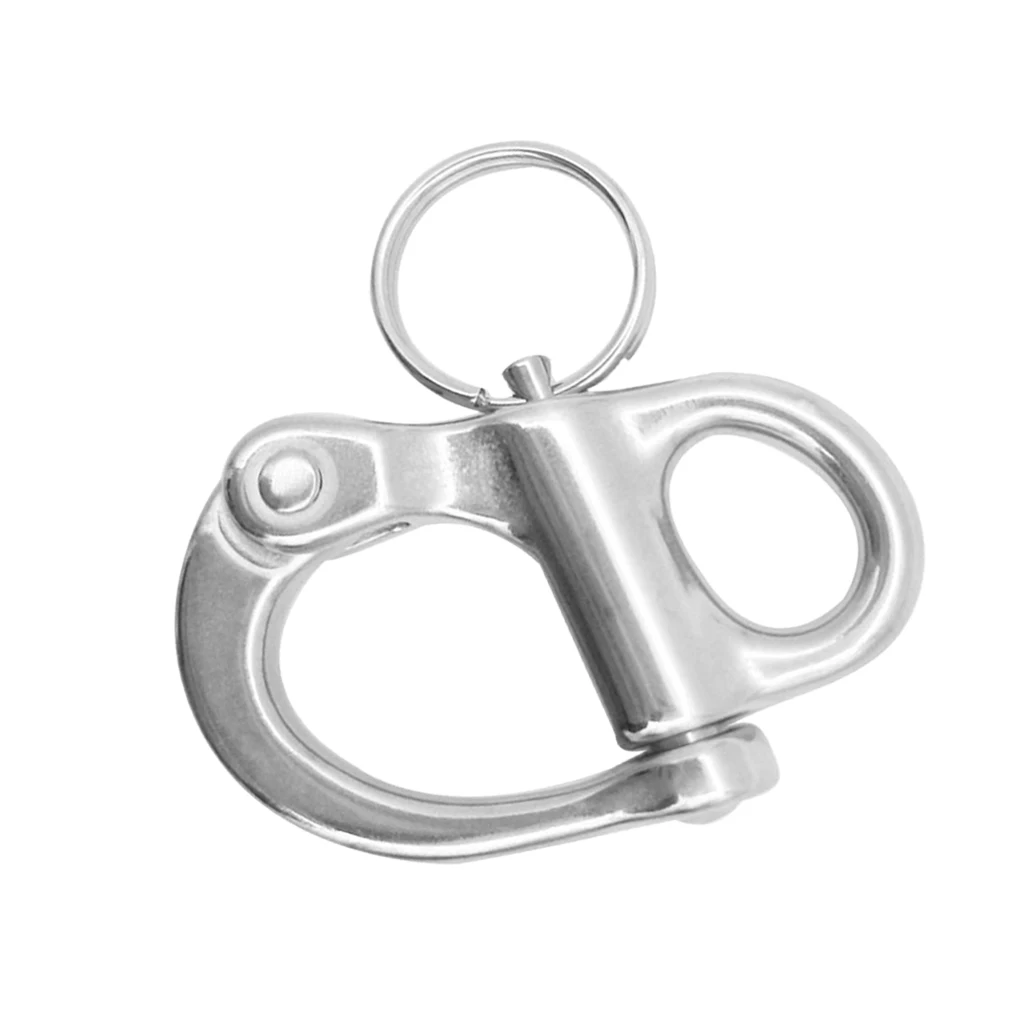 51mm Boat Snap Shackle Rigging Sailing Fixed Eye Snap Hook For Sailboat Yacht Marine Outdoor Wide Angle Opening Quick Release
51mm Boat Snap Shackle Rigging Sailing Fixed Eye Snap Hook For Sailboat Yacht Marine Outdoor Wide Angle Opening Quick Release