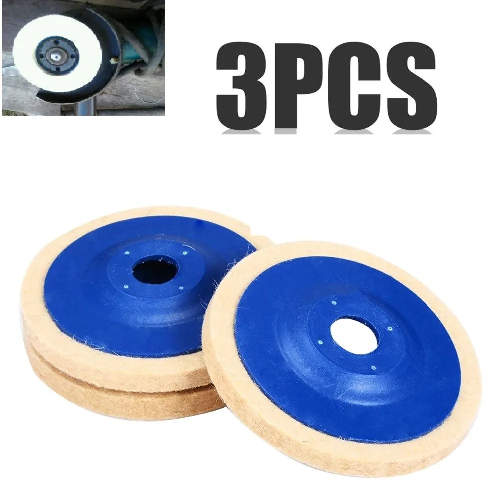 3pcs 4inch Wool Polishing Pads Buffing Angle Grinder Wheel Felt Polishing Disc 100mm Abrasive Useful Disc Polishing Metal Polish
3pcs 4inch Wool Polishing Pads Buffing Angle Grinder Wheel Felt Polishing Disc 100mm Abrasive Useful Disc Polishing Metal Polish