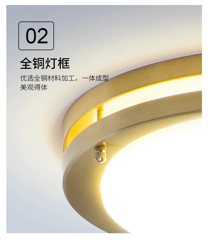 All copper simple modern ceiling lamp Nordic creative aisle small living room dining room bedroom study LED lamps
All copper simple modern ceiling lamp Nordic creative aisle small living room dining room bedroom study LED lamps