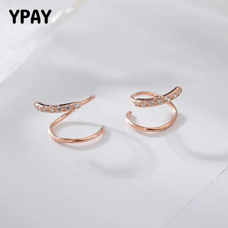 YPAY 100% Real 925 Sterling Silver Spiral Stud Earrings for Women Korea Rose Gold Geometric Ear Jewelry Christmas Gifts YME592
YPAY 100% Real 925 Sterling Silver Spiral Stud Earrings for Women Korea Rose Gold Geometric Ear Jewelry Christmas Gifts YME592