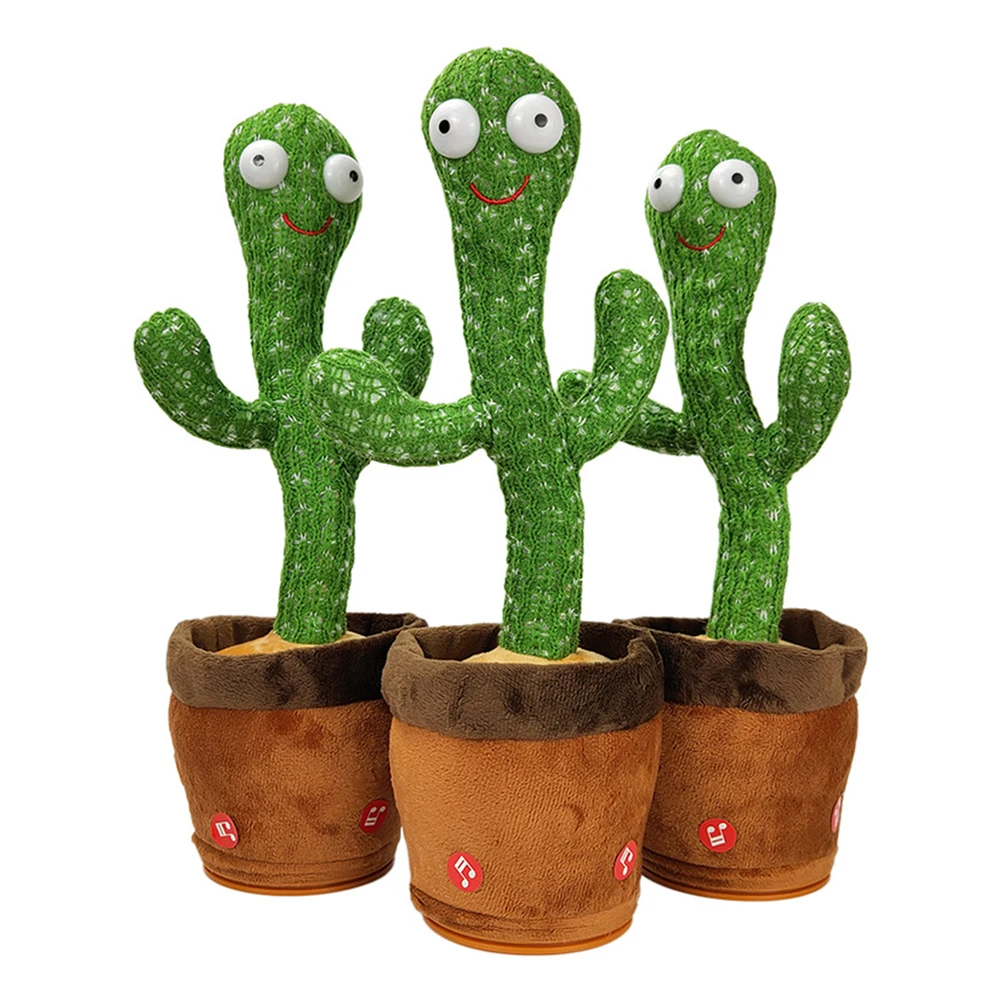 New Baby Funny Early Education Electronic Singing Cactus Dance Knitted Fabric Plush Toys Parrot Recording Talking Dancing Cactus
New Baby Funny Early Education Electronic Singing Cactus Dance Knitted Fabric Plush Toys Parrot Recording Talking Dancing Cactus
