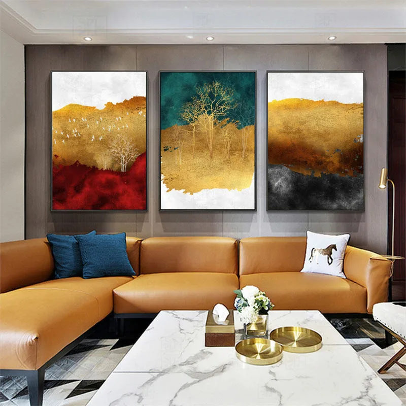 Abstract Canvas Prints Artwork Decor Abstract Gold Tree Scenery Red And Blue Mountain Watercolor Painting Poster Wall Home Decor
Abstract Canvas Prints Artwork Decor Abstract Gold Tree Scenery Red And Blue Mountain Watercolor Painting Poster Wall Home Decor